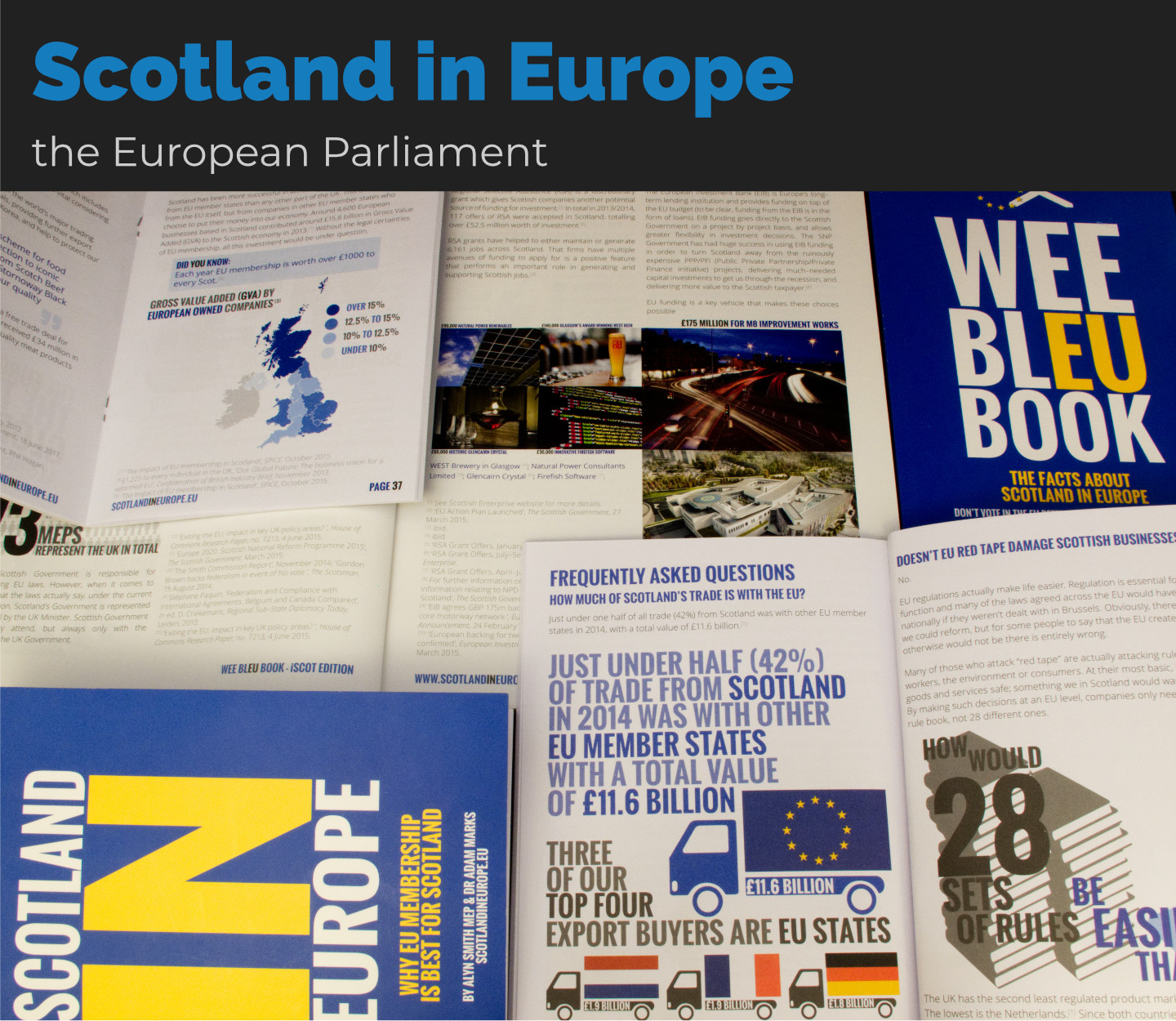 Information design work for the European Parliament